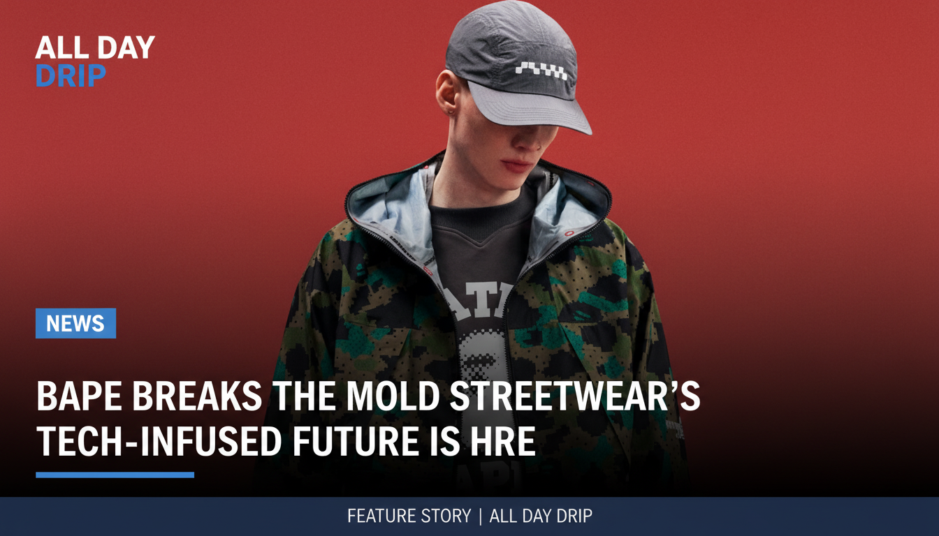 BAPE Breaks The Mold Streetwear's Tech-Infused Future Is Her | All Day Drip