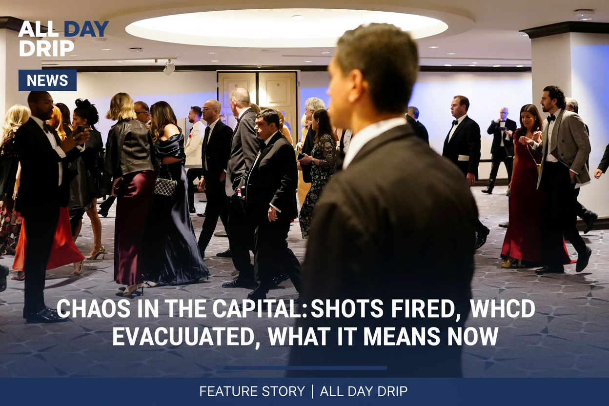 CHAOS IN THE CAPITAL: Shots Fired, WHCD Evacuated, What It M | All Day Drip